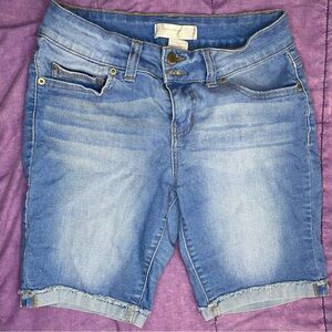 Light Blue Denim Shorts